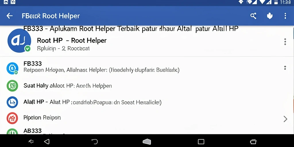 Tampilan antarmuka FB333 yang sederhana dan fungsional.