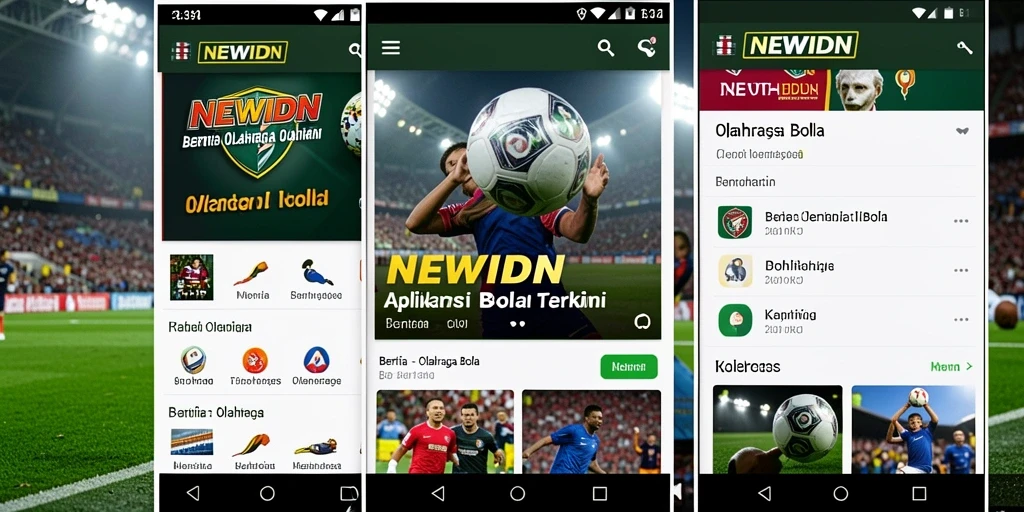 Tampilan antarmuka aplikasi NEWIDN yang informatif dan menarik.
