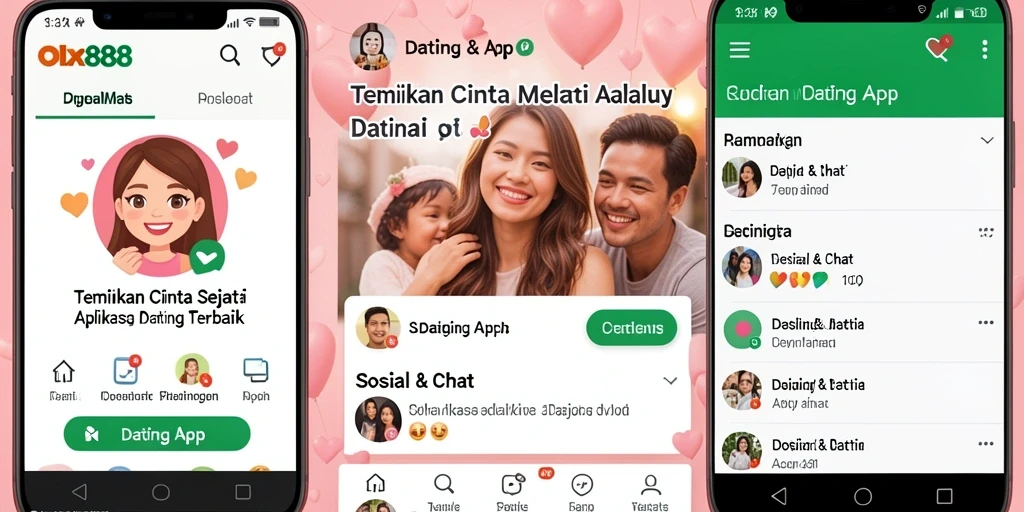 Tampilan antarmuka OLX888 yang menarik dan mudah digunakan.